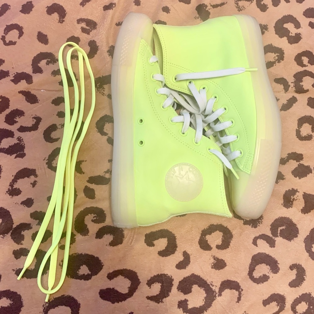 Neon Leather Chuck Taylor All Star Converse
